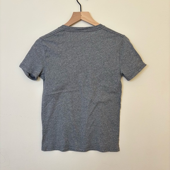 Women's Hollister Gray Short Sleeve Logo Tee XXS | Y2K Preppy Basic - Picture 4 of 4